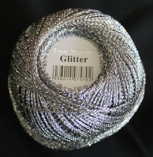 Glitter Gründl Wolle Häkelgarn 25 g Farbe 8220 von Gründl