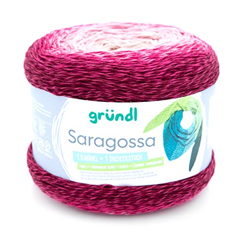 Gründl 4907-04 Saragossa Garn, Cotton, Spätsommer color, 1 x 250 g, 250 Gramm von Gründl