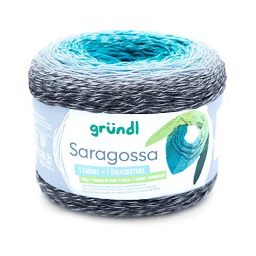 Gründl 4907-06 Saragossa Garn, Cotton, Lagune color, 1 x 250 g, 250 Gramm Gründl 4907-06 Saragossa Garn, Cotton, Lagune color, 1 x 250 g, 250 Gramm von Gründl