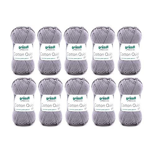 Gründl Cotton Quick Uni Wolle, Baumwolle, Silbergrau, 29 x 12 x 7 cm Gründl Cotton Quick Uni Wolle, Baumwolle, Silbergrau, 29 x 12 x 7 cm von Gründl