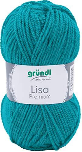 gründl Premium-Wolle Lisa, 133m Petrol Petrol von Gründl