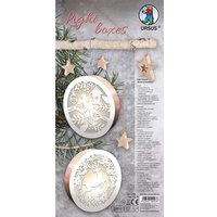 Lightboxes "Birds & Reindeer", 2er-Set Lightboxes "Birds & Reindeer", 2er-Set von URSUS