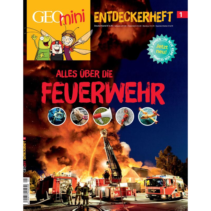 Geolino Mini Entdeckerheft 1/2016 - Alles Über Die Feuerwehr - Rosa Wetscher, Geheftet von Gruner + Jahr Deutschland GmbH