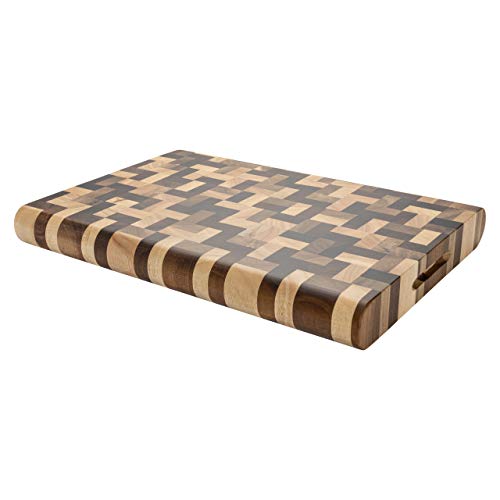 Grunwerg Rockingham Forest Multi-Holz Schneidebrett – Akazie, Verkohlte Akazie & Kautschukholz – Rechteckig, 35 x 25 cm Grunwerg Rockingham Forest Multi-Holz Schneidebrett – Akazie, Verkohlte Akazie & Kautschukholz – Rechteckig, 35 x 25 cm von Grunwerg