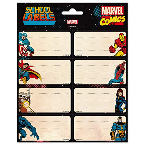 Erik Aufkleber - Etiketten Marvel Comics Avengers Selbstklebend zum Beschriften Erik Aufkleber - Etiketten Marvel Comics Avengers Selbstklebend zum Beschriften von Grupo Erik