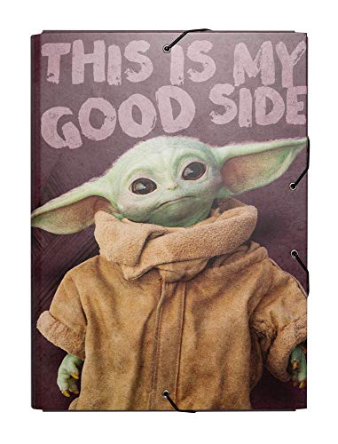 Grupo Erik Mappe A4 Mappe Star Wars - Eckspannmappe The Mandalorian Grogu Baby Yoda - Heftmapppe A4 Jungen und Mädchen - Sammelmappe DIN A4 mit Gummizug - Star Wars Fanartikel für Ihre Dokumente Grupo Erik Mappe A4 Mappe Star Wars - Eckspannmappe The Mandalorian Grogu Baby Yoda - Heftmapppe A4 Jungen und Mädchen - Sammelmappe DIN A4 mit Gummizug - Star Wars Fanartikel für Ihre Dokumente von Grupo Erik