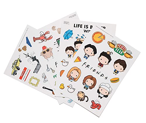 Erik Gadget Decals/Abziehbild Friends - wasserdichte und wiederverwendbare Aufkleber, Friends Merchandise, Friends Fanartikel Erik Gadget Decals/Abziehbild Friends - wasserdichte und wiederverwendbare Aufkleber, Friends Merchandise, Friends Fanartikel von Grupo Erik