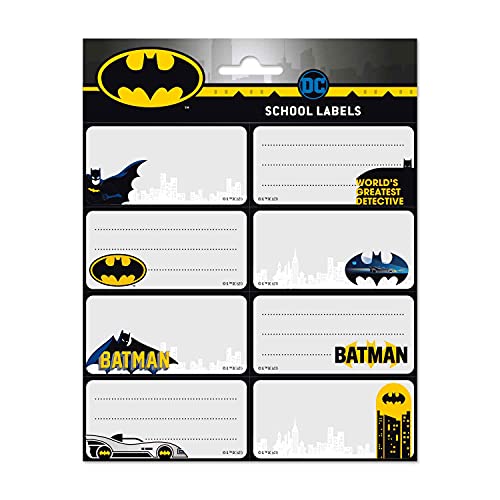 Grupo Erik Sticker Aufkleber Batman - Etiketten selbstklebende Etiketten zum Beschriften von Grupo Erik