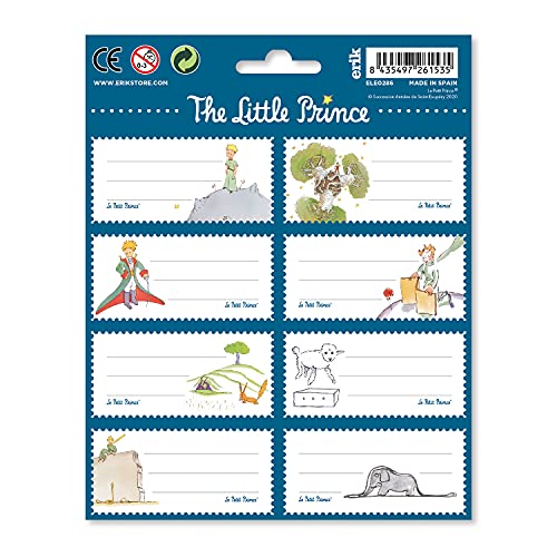 Erik Sticker Aufkleber der Kleine Prinz - Etiketten selbstklebende Etiketten zum Beschriften Erik Sticker Aufkleber der Kleine Prinz - Etiketten selbstklebende Etiketten zum Beschriften von Grupo Erik