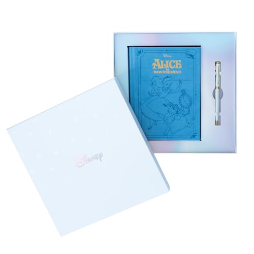 Grupo Erik Premium Set Notizbuch mit Stift Disney Alice im Wunderland Notizbuch A5 Dotted - Notizbuch Klein - Reisetagebuch zum selberschreiben - Bullet Journal Dotted A5 Tagebuch Mädchen und Jungen Grupo Erik Premium Set Notizbuch mit Stift Disney Alice im Wunderland Notizbuch A5 Dotted - Notizbuch Klein - Reisetagebuch zum selberschreiben - Bullet Journal Dotted A5 Tagebuch Mädchen und Jungen von Grupo Erik