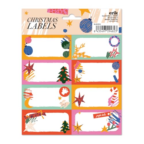 Grupo Erik Aufkleber Etiketten Hayy Holidays mit einer Größe von 8x4 cm und Illustrationen mit den Hauptfiguren, Etiketten zum Beschriften, 16 Klebeetiketten Set Grupo Erik Aufkleber Etiketten Hayy Holidays mit einer Größe von 8x4 cm und Illustrationen mit den Hauptfiguren, Etiketten zum Beschriften, 16 Klebeetiketten Set von Grupo Erik