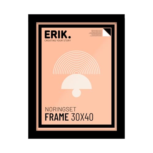 Grupo Erik Bilderrahmen 30 x 40 cm Posterrahmen 30 x 40 cm Bilderrahmen Schwarz aus MDF Holz Grupo Erik Bilderrahmen 30 x 40 cm Posterrahmen 30 x 40 cm Bilderrahmen Schwarz aus MDF Holz von Grupo Erik