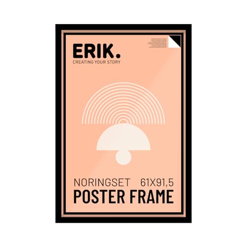 Grupo Erik - Bilderrahmen 61x91,5 cm Posterrahmen 61 x 91,5 cm Bilderrahmen Schwarz aus MDF Holz Deko Grupo Erik - Bilderrahmen 61x91,5 cm Posterrahmen 61 x 91,5 cm Bilderrahmen Schwarz aus MDF Holz Deko von Grupo Erik