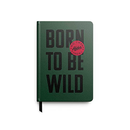 Grupo Erik Born TO Be Wild Terminkalender 2022 - Terminplaner 2022 Ringbuch Kalender 2022 aus Recyceltem Leder Cover von Grupo Erik