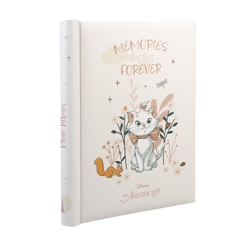 Grupo Erik Fotoalbum zum Selbstgestalten Disney Aristocats - Scrapbook Weiße Seiten Fotoalbum Klein 24 x 32 cm - Photoalbum 30 selbstklebend Seiten Fotobuch zum Selbstgestalten Disney Geschenke Merch von Grupo Erik