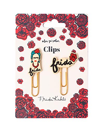 Grupo Erik Frida Kahlo Büroklammer - Bürobedarf Set Heftklammern - kreatives Lesezeichen Büroklammern Motiv Grupo Erik Frida Kahlo Büroklammer - Bürobedarf Set Heftklammern - kreatives Lesezeichen Büroklammern Motiv von Grupo Erik