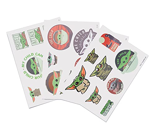 Grupo Erik Gadget Decals Star Wars Baby Yoda - Abziehbild Grogu The Mandalorian Child - wasserdichte und wiederverwendbare Aufkleber, GDGE004, 7 x 5 Grupo Erik Gadget Decals Star Wars Baby Yoda - Abziehbild Grogu The Mandalorian Child - wasserdichte und wiederverwendbare Aufkleber, GDGE004, 7 x 5 von Grupo Erik