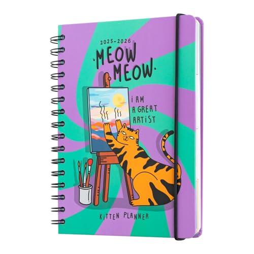 Grupo Erik Kalender 2026 Buchkalender Schülerkalender 2025/2026 Meow Meow - Terminplaner Schulplaner 2025 2026 A5 Schüler und Studierende Ringbuch A5 Geschenk Einschulung Junge und Mädchen Grupo Erik Kalender 2026 Buchkalender Schülerkalender 2025/2026 Meow Meow - Terminplaner Schulplaner 2025 2026 A5 Schüler und Studierende Ringbuch A5 Geschenk Einschulung Junge und Mädchen von Grupo Erik