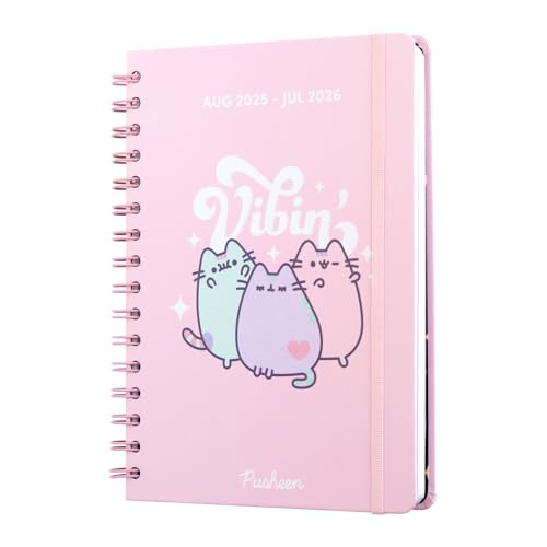 Grupo Erik Kalender 2026 Buchkalender Schülerkalender 2025/2026 Pusheen Cat - Terminplaner Schulplaner 2025 2026 A5 Schüler und Studierende Ringbuch A5 Geschenk Einschulung Mädchen und Junge Grupo Erik Kalender 2026 Buchkalender Schülerkalender 2025/2026 Pusheen Cat - Terminplaner Schulplaner 2025 2026 A5 Schüler und Studierende Ringbuch A5 Geschenk Einschulung Mädchen und Junge von Grupo Erik