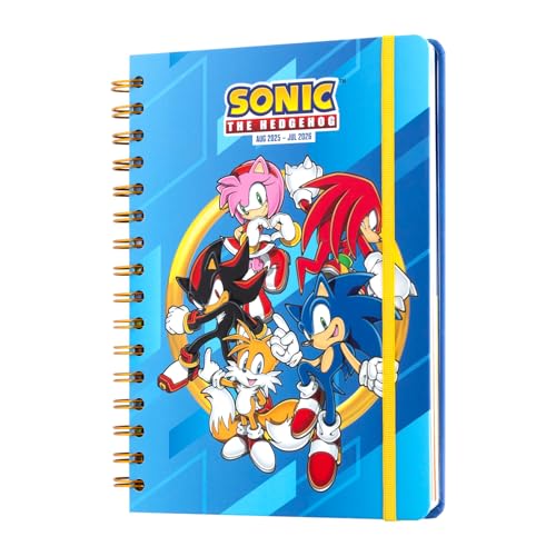 Grupo Erik Kalender 2026 Buchkalender Schülerkalender 2025/2026 Sonic the Hedgehog - Terminplaner Schulplaner 2025 2026 A5 Schüler und Studierende Ringbuch A5 Geschenk Einschulung Junge und Mädchen Grupo Erik Kalender 2026 Buchkalender Schülerkalender 2025/2026 Sonic the Hedgehog - Terminplaner Schulplaner 2025 2026 A5 Schüler und Studierende Ringbuch A5 Geschenk Einschulung Junge und Mädchen von Grupo Erik