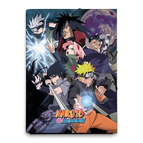 Grupo Erik Mappe A4 Premium - Sammelmappe A4 Naruto Dokumentenmappe A4 mit Gummizug - Heftmapppe A4 Schule Zubehör Heftbox A4 Schulranzen Eckspanner Ordnungsmappe Kawaii Schulsachen Grupo Erik Mappe A4 Premium - Sammelmappe A4 Naruto Dokumentenmappe A4 mit Gummizug - Heftmapppe A4 Schule Zubehör Heftbox A4 Schulranzen Eckspanner Ordnungsmappe Kawaii Schulsachen von Grupo Erik