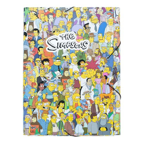 Grupo Erik Mappe A4 Sammelmappe Die Simpsons Fanartikel Dokumentenmappe Gummizug - Heftmapppe A4 Eckspanner Ordnungsmappe Büro Schul Zubehör The Simpsons Geschenke Merch Grupo Erik Mappe A4 Sammelmappe Die Simpsons Fanartikel Dokumentenmappe Gummizug - Heftmapppe A4 Eckspanner Ordnungsmappe Büro Schul Zubehör The Simpsons Geschenke Merch von Grupo Erik