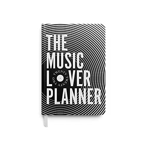 Grupo Erik Music Lover Planer Terminkalender 2022 - Terminplaner 2022 Ringbuch Kalender 2022 aus Recyceltem Leder Cover von Grupo Erik