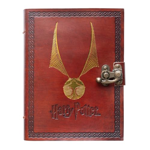 Grupo Erik Premium Leder Notizbuch Harry Potter Notizblock Tagebuch für Erwachsene und Kinder Reisetagebuch Leder - Offizieller Harry Potter Fanartikel von Grupo Erik