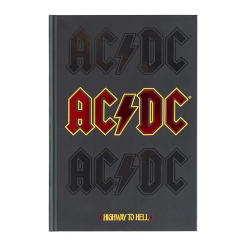 Grupo Erik Premium Notizbuch A5 Bullet Journal AC/DC Notizblock A5 Tagebuch für Erwachsene und Kinder von Grupo Erik