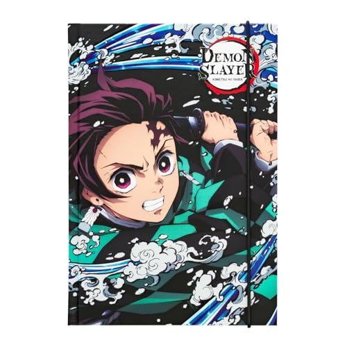 Grupo Erik Premium Notizbuch A5 Bullet Journal Demon Slayer Notizblock A5 Tagebuch für Erwachsene und Kinder Anime Merch von Grupo Erik