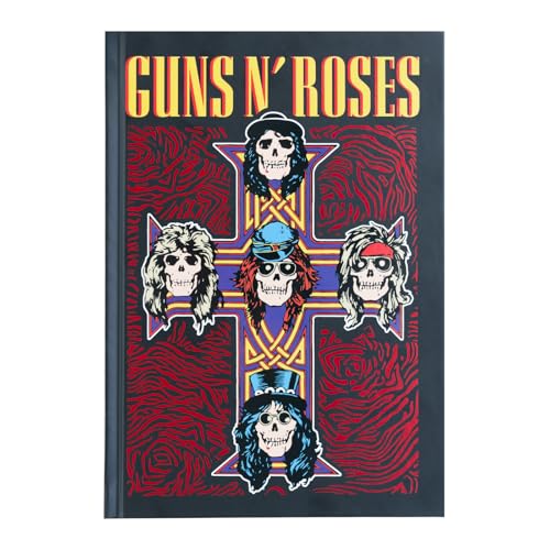 Grupo Erik Premium Notizbuch A5 Bullet Journal Guns N Roses Notizblock A5 Tagebuch für Erwachsene und Kinder von Grupo Erik