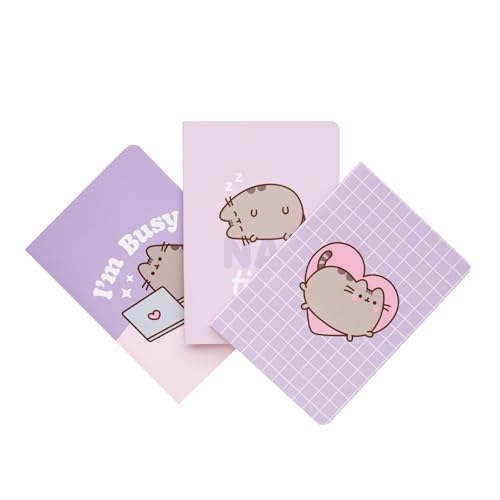 Grupo Erik 3er Pack Pusheen Notizbücher A6 - Notizbuch klein A6-1 Notizbuch Liniert 1 Notizbuch Dotted 1 Notizbuch Blanko - Notizblock A6 Pusheen Merch Kawaii Schulsachen Grupo Erik 3er Pack Pusheen Notizbücher A6 - Notizbuch klein A6-1 Notizbuch Liniert 1 Notizbuch Dotted 1 Notizbuch Blanko - Notizblock A6 Pusheen Merch Kawaii Schulsachen von Grupo Erik