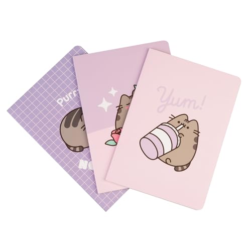 Grupo Erik 3er Pack Pusheen Notizbücher A5 - Notizbuch klein A5-1 Notizbuch Liniert 1 Notizbuch Dotted 1 Notizbuch Blanko - Notizblock A5 Pusheen Merch Kawaii Schulsachen Grupo Erik 3er Pack Pusheen Notizbücher A5 - Notizbuch klein A5-1 Notizbuch Liniert 1 Notizbuch Dotted 1 Notizbuch Blanko - Notizblock A5 Pusheen Merch Kawaii Schulsachen von Grupo Erik
