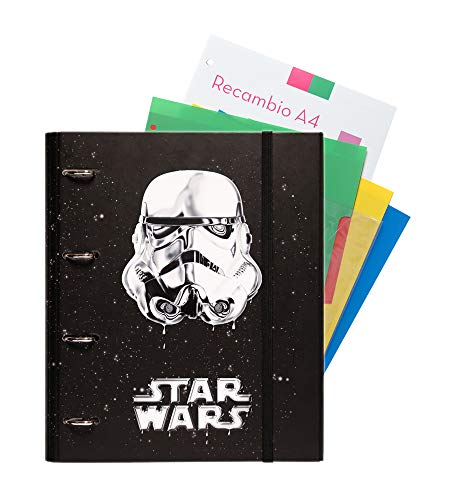 Grupo Erik Ringbuch Star Wars Trooper - Ordner Set mit Trennblättern - Trennblätter für Ordner A4 von Grupo Erik