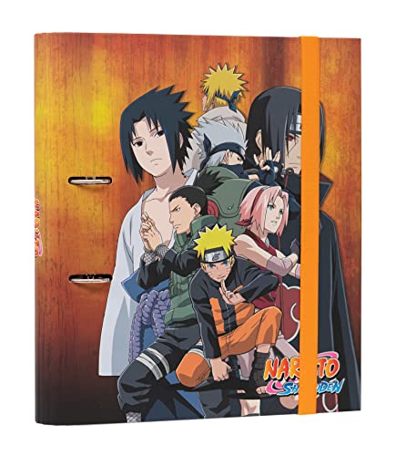 Grupo Erik Ringordner - Ordner A4 Premium Naruto - Manga Aktenordner 2 Ringe - Ringbuch DIN A4 - Ordner für Ihre Dokumente, die Schule, die Ausbildung oder das Studium von Grupo Erik