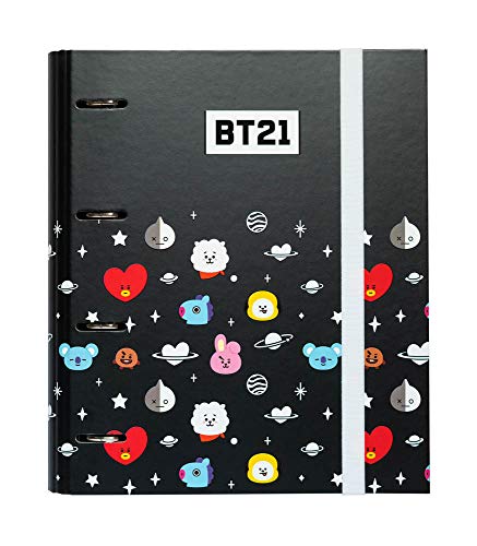 Grupo Erik Ringordner - Ordner A4 Premium BT21 - Aktenordner 4 Ringe - Ringbuch DIN A4 - Ordner für Ihre Dokumente, die Schule, die Ausbildung oder das Studium - BE ARMY Grupo Erik Ringordner - Ordner A4 Premium BT21 - Aktenordner 4 Ringe - Ringbuch DIN A4 - Ordner für Ihre Dokumente, die Schule, die Ausbildung oder das Studium - BE ARMY von Grupo Erik