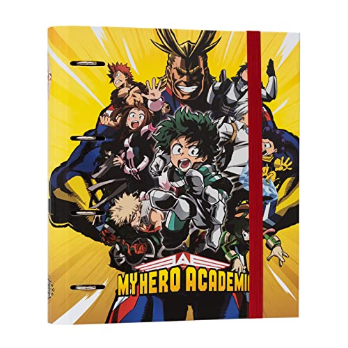 Grupo Erik Ringordner A4 Schmal 4 Ringe - Ordner A4 Schmal Premium My Hero Academia Manga - Aktenordner 4 Ringe - A4 Ordner A4 Schmal - Ringbuch A4 Aktenordner A4 Büro Zubehör Schul Zubehör Grupo Erik Ringordner A4 Schmal 4 Ringe - Ordner A4 Schmal Premium My Hero Academia Manga - Aktenordner 4 Ringe - A4 Ordner A4 Schmal - Ringbuch A4 Aktenordner A4 Büro Zubehör Schul Zubehör von Grupo Erik