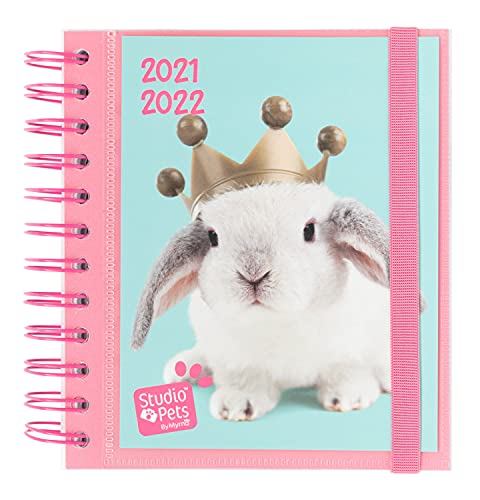 Grupo Erik Schulplaner 2021 2022 Studio Pets Hase - Ringbuch Kalender 2021-2022 - Terminkalender 2021 2022 Tagesplaner Terminplaner von Grupo Erik