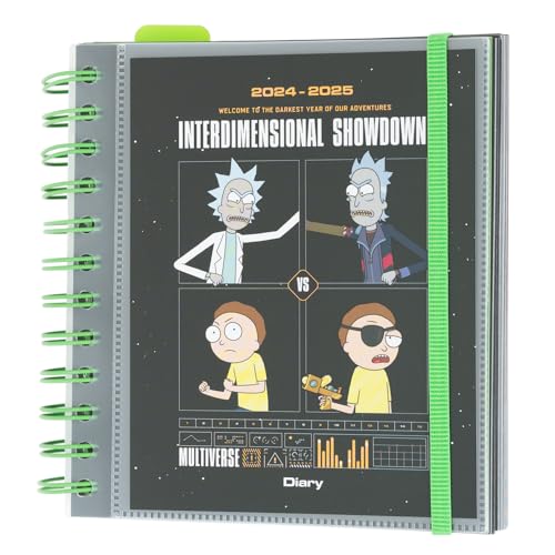 Grupo Erik Schulplaner 2024 2025 Rick and Morty Kalender 2024 Buchkalender Tagesansicht - Planer 2024 2025 Schüler - Einschulung Terminkalender 2024/2025 Ringbuch Hausaufgabenheft 2024/2025 Grupo Erik Schulplaner 2024 2025 Rick and Morty Kalender 2024 Buchkalender Tagesansicht - Planer 2024 2025 Schüler - Einschulung Terminkalender 2024/2025 Ringbuch Hausaufgabenheft 2024/2025 von Grupo Erik