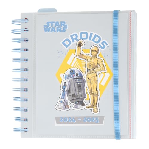 Grupo Erik Schulplaner 2024 2025 Star Wars Kalender 2024 Buchkalender Tagesansicht - Planer 2024 2025 Schüler - Einschulung Terminkalender 2024/2025 Ringbuch Hausaufgabenheft 2024/2025 Grupo Erik Schulplaner 2024 2025 Star Wars Kalender 2024 Buchkalender Tagesansicht - Planer 2024 2025 Schüler - Einschulung Terminkalender 2024/2025 Ringbuch Hausaufgabenheft 2024/2025 von Grupo Erik