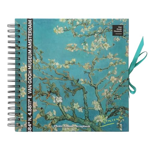 Grupo Erik Scrapbook Album Van Gogh Museum Fotoalbum zum Einkleben 26 x 26 cm 40 Seiten Fotoalbum zum Selbstgestalten Weiße Seiten Photo Album von Grupo Erik