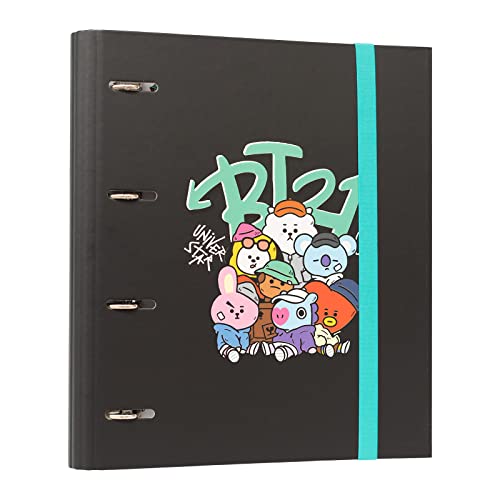 Grupo Erik Ringordner A4 Schmal 4 Ringe - Ordner A4 Schmal Premium Street Mood BT21 - Aktenordner - Ringbuch A4 Aktenordner A4 Büro Zubehör Schul Zubehör - Be Army - Street Mood Grupo Erik Ringordner A4 Schmal 4 Ringe - Ordner A4 Schmal Premium Street Mood BT21 - Aktenordner - Ringbuch A4 Aktenordner A4 Büro Zubehör Schul Zubehör - Be Army - Street Mood von Grupo Erik