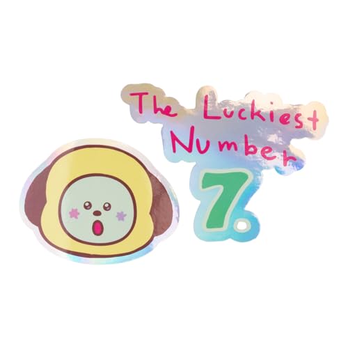 Grupo Erik Sticker Aufkleber Abziehbild BT21 Chummy Set - wasserabweisende Aufkleber Kwaii BT21 Merch Geschenke von Grupo Erik