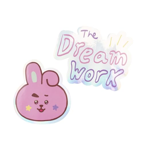 Grupo Erik Sticker Aufkleber Abziehbild BT21 Cooky Set - wasserabweisende Aufkleber Kwaii BT21 Merch Geschenke von Grupo Erik