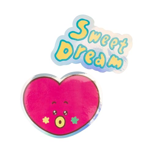 Grupo Erik Sticker Aufkleber Abziehbild BT21 Tata Set - wasserabweisende Aufkleber Kwaii BT21 Merch Geschenke von Grupo Erik