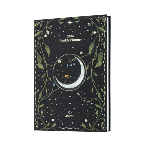 Grupo Erik Terminplaner 2025 2026 A5 Astral Horoskop Kalender 2026 Buchkalender - Terminkalender 2026 - Schulplaner 2025 2026 Schüler und Studierende - Schülerkalender 2025 2026 Ringbuch A5 von Grupo Erik