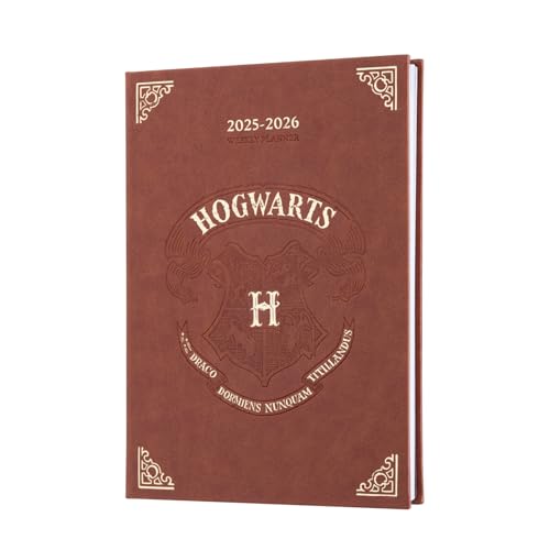 Grupo Erik Terminplaner 2025 2026 A5 Harry Potter Kalender 2026 Buchkalender - Terminkalender 2026 - Schulplaner 2025 2026 Schüler und Studierende - Schülerkalender 2025 2026 Ringbuch A5 von Grupo Erik