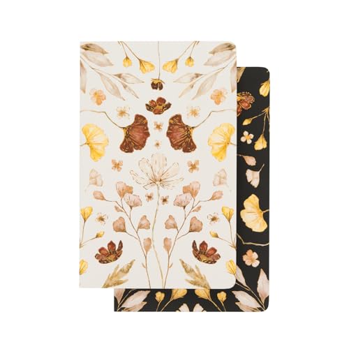 Kokonote Notizbuch klein A5 Jour Florale 2er Pack Notizbücher - 1 Notizbuch Dotted und 1 Blanko - Notizblock A5 Aesthetic Stuff 14,8 x 21 cm Kokonote Notizbuch klein A5 Jour Florale 2er Pack Notizbücher - 1 Notizbuch Dotted und 1 Blanko - Notizblock A5 Aesthetic Stuff 14,8 x 21 cm von Grupo Erik