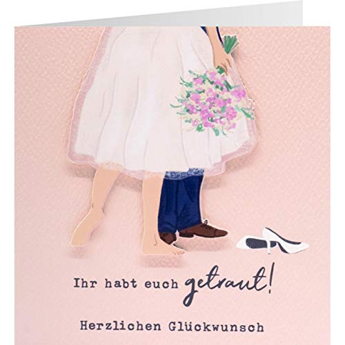 Gruss und Co Sheepworld, 90810 - Klappkarte, mit Umschlag, Quadratisch Schön, Nr. 22, Hochzeit, Ihr habt euch getraut! Herzlichen Glückwunsch Gruss und Co Sheepworld, 90810 - Klappkarte, mit Umschlag, Quadratisch Schön, Nr. 22, Hochzeit, Ihr habt euch getraut! Herzlichen Glückwunsch von Gruss und Co