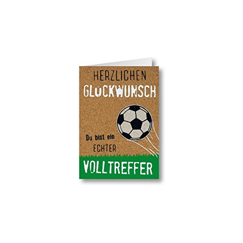 Sheepworld, Gruss & Co - 90073 - Klappkarte, Kork, Nr. 14, Herzliche Glückwünsch Du bist ein echter Volltreffer Sheepworld, Gruss & Co - 90073 - Klappkarte, Kork, Nr. 14, Herzliche Glückwünsch Du bist ein echter Volltreffer von Gruss und Co